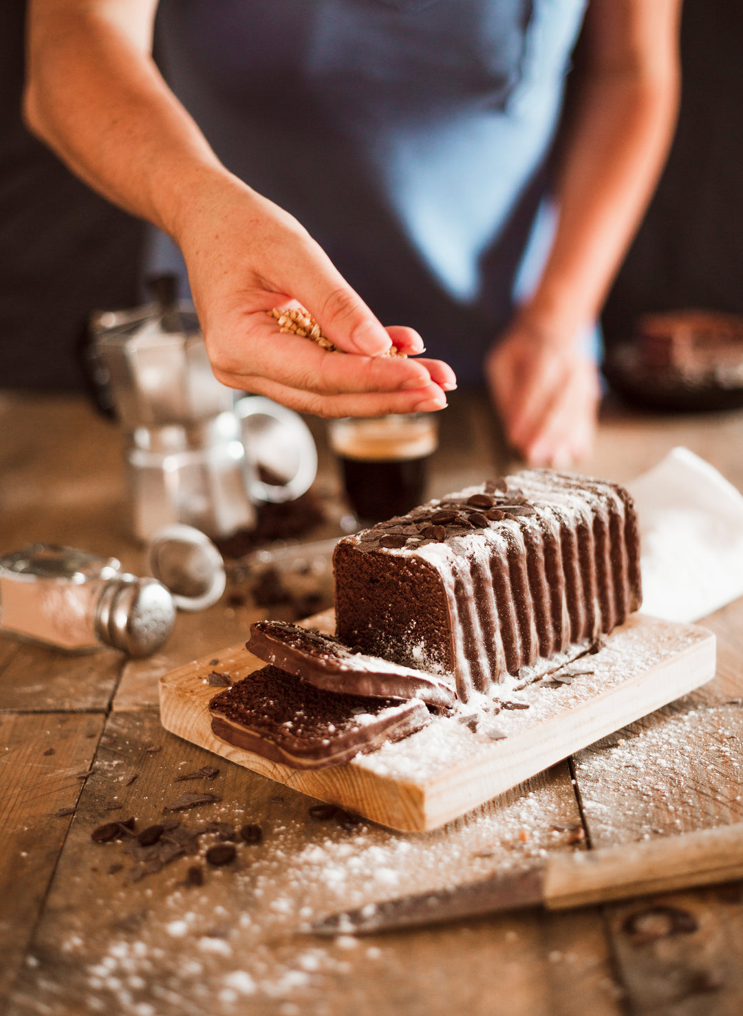 MKR INSTANT RESTAURANT CHOCOLATE PEANUT LAYER CAKE