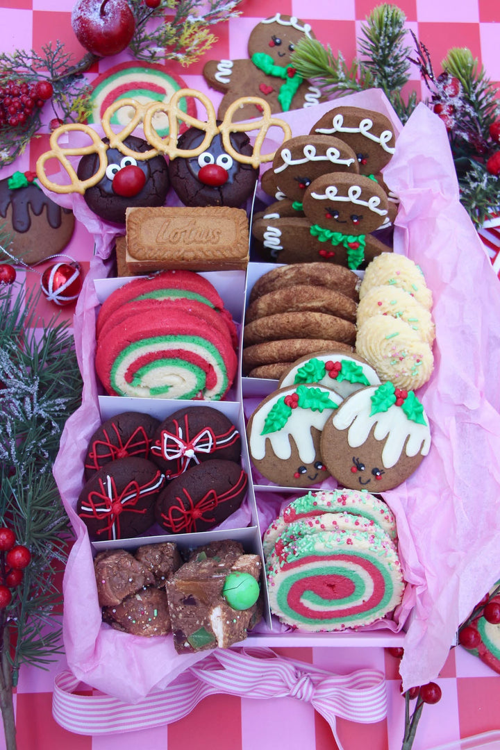 Sassy Christmas cookie boxes