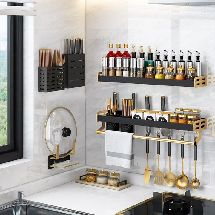 Luxury Kitchen Shelf Wall-Mounted Spice Rack
